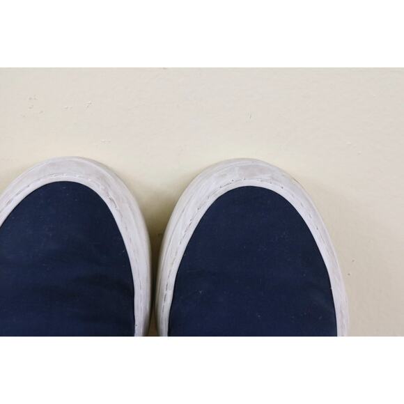 The Row Shoes Blue 38 Marie H Cotton Canvas Slip On Sneakers Italy - Picture 11 of 11